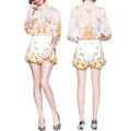 Two-Piece Suit Floral Women Casual Suit